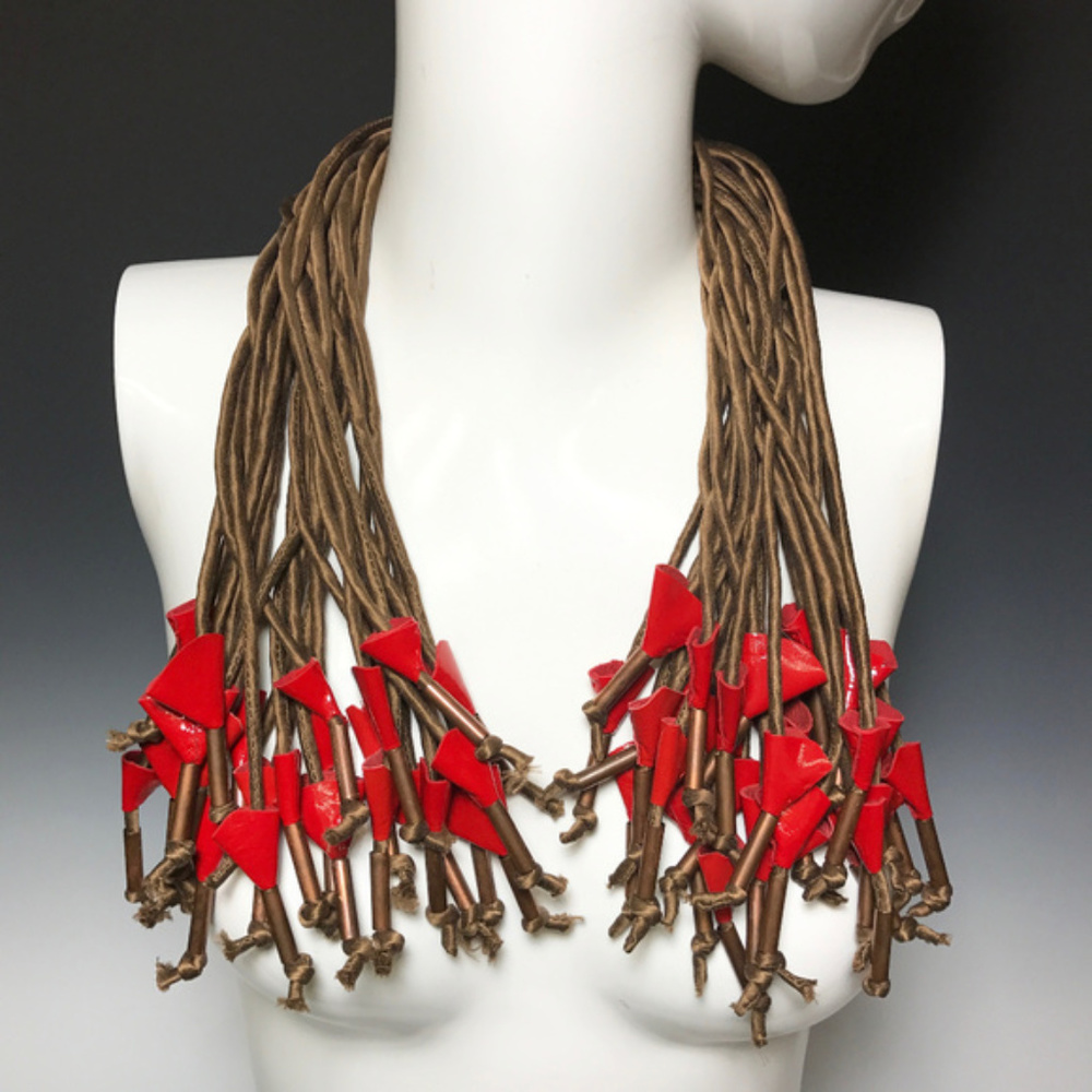 Ports 1961 Luke Tanabe Multi Strands Silk Necklace